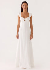 Never Really Over Maxi Dress - White